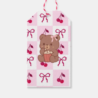 Schleifen & Bären Geschenkanhänger