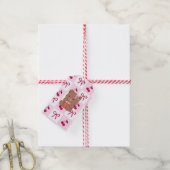 Schleifen & Bären Geschenkanhänger (Mit Garn)