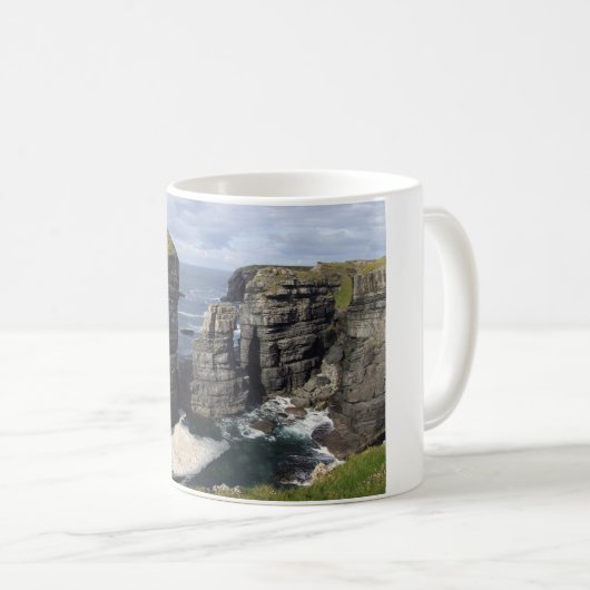 Schleifen-Kopfklippen Kaffeetasse (VorderseiteRechts)