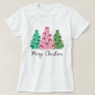 Schleifen-Pastell Handgezeichneter Wasserfarben-We T-Shirt