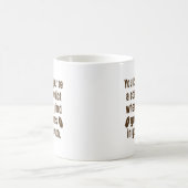 Schleifen Sie Ihre Kaffeebohnen Kaffeetasse (Mittel)
