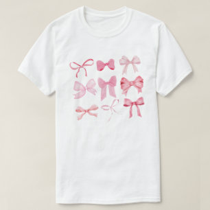 Schleifen-T-Shirt, rosa Schleifen-Shirt, süßes Ban T-Shirt