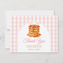 Schleifen und Brunch Pfannkuchen Rosa 1. Geburtsta
