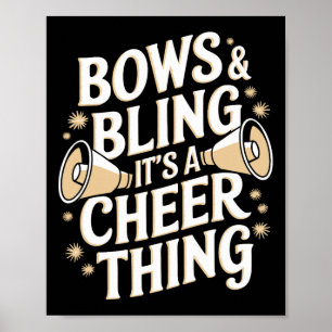Schleifen und Glamour, das ist Cheer-Sache, Cheerl Poster