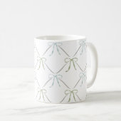 Schleifenmuster-Tasse Kaffeetasse (VorderseiteRechts)
