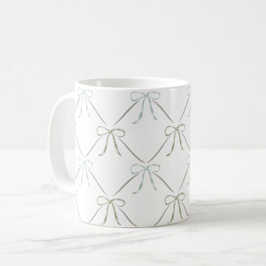 Schleifenmuster-Tasse Kaffeetasse (Vorderseite Links)