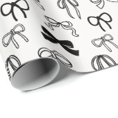 Schleifenmuster Weihnachten Geschenkpapier (Rolleneckpunkt)