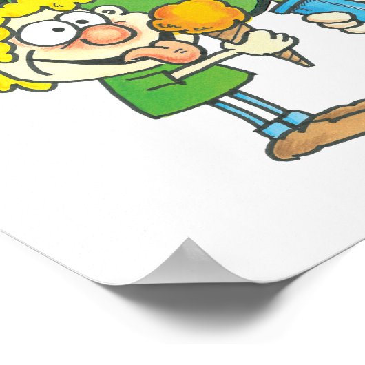 Schleifenzeit Poster (Ecke)