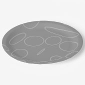 Schleifenzirkel Pappteller (Schrägansicht)