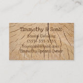 Schleifkarte Visitenkarte (Vorderseite)