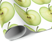 Schleifpapier - Apfelscheibe Geschenkpapier (Rolleneckpunkt)