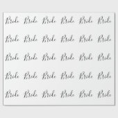 Schleifpapier - Braut Geschenkpapier (Flach)