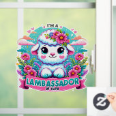 Schleifpapier Fensteraufkleber (Zuhause)