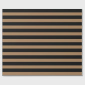 Schleifpapier für braune und schwarze Streifen Geschenkpapier (Flach)