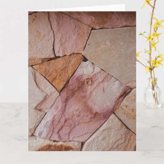 Schleifpapier für das Gesteindesign Karte (Gelbe Blume)