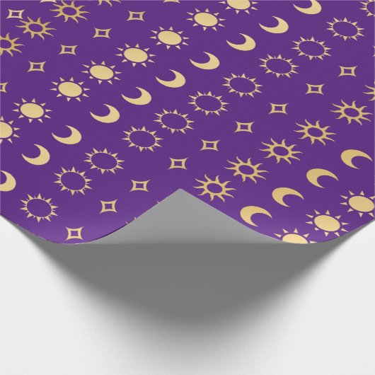 Schleifpapier für den Designer Sund und Moon Geschenkpapier (Ecke)