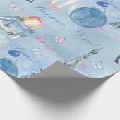 Schleifpapier für den Eiffelturm Geschenkpapier (Ecke)