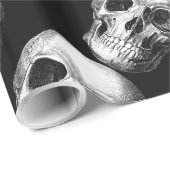 Schleifpapier für den Schädel Geschenkpapier (Rolleneckpunkt)