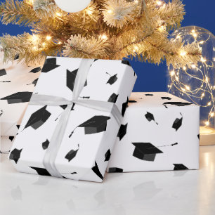 Schleifpapier für die schwarze Graduierung Geschenkpapier