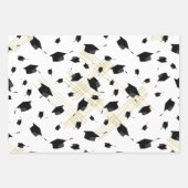 Schleifpapier für die schwarze Graduierung Geschenkpapier Set (Vorderseite 2)