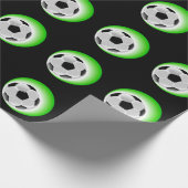 Schleifpapier für Fußball Geschenkpapier (Ecke)