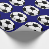 Schleifpapier für Fußball Geschenkpapier (Ecke)