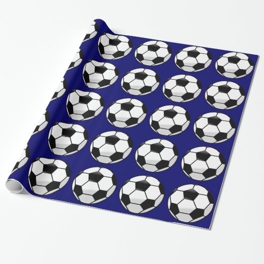 Schleifpapier für Fußball Geschenkpapier (Ungerollt)