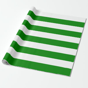 Schleifpapier für große grüne und weiße Streif Geschenkpapier