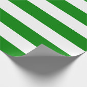 Schleifpapier für große grüne und weiße Streifen Geschenkpapier (Ecke)