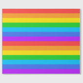 Schleifpapier für große Regenbogenstreifen Geschenkpapier (Flach)
