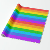 Schleifpapier für große Regenbogenstreifen Geschenkpapier (Ungerollt)
