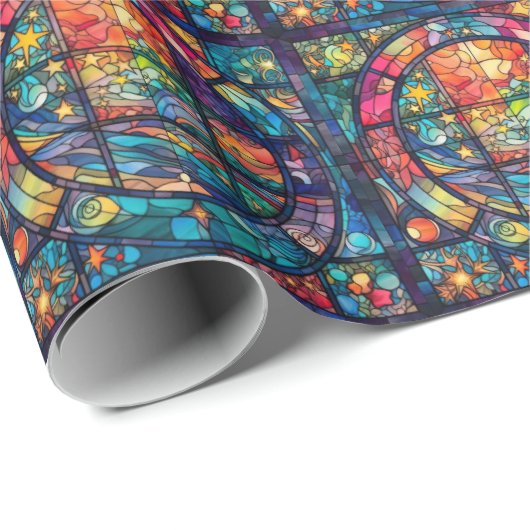 Schleifpapier für himmlische Glasarmaturen Geschenkpapier (Rolleneckpunkt)