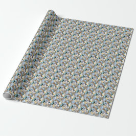 Schleifpapier für mehrfarbige Edelsteine Geschenkpapier