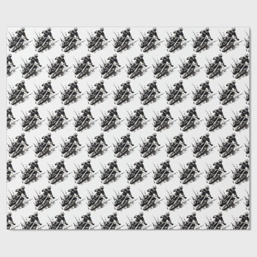 Schleifpapier für Motorrad-Querlenker Geschenkpapier (Flach)