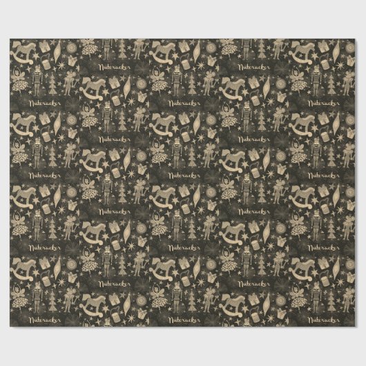 Schleifpapier für Nutcracker und Fairies Geschenkpapier (Flach)