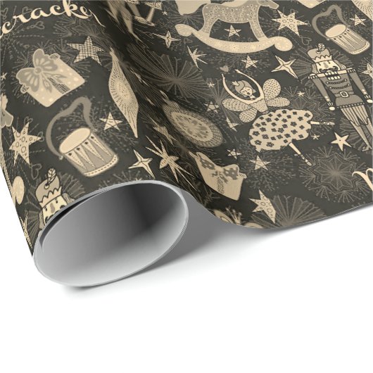 Schleifpapier für Nutcracker und Fairies Geschenkpapier (Rolleneckpunkt)