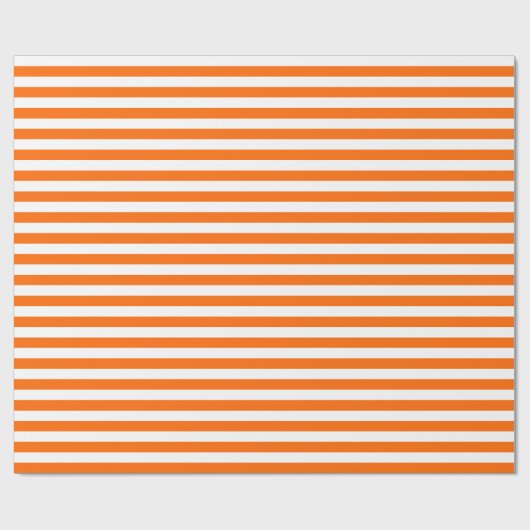 Schleifpapier für Orange Streifen Geschenkpapier (Flach)