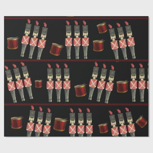 Schleifpapier für Trommeln und Nutcracker Geschenkpapier (Flach)