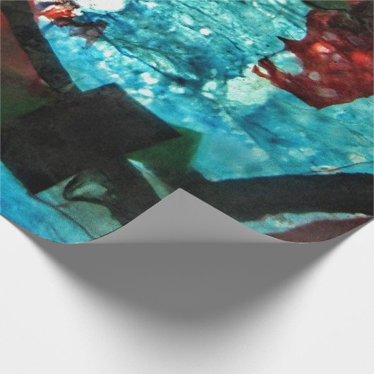 Schleifpapier Geschenkpapier (Ecke)