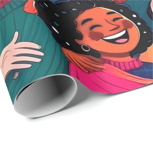 Schleifpapier Geschenkpapier (Rolleneckpunkt)