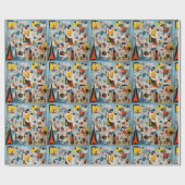 Schleifpapier Geschenkpapier (Flach)