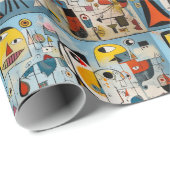 Schleifpapier Geschenkpapier (Rolleneckpunkt)