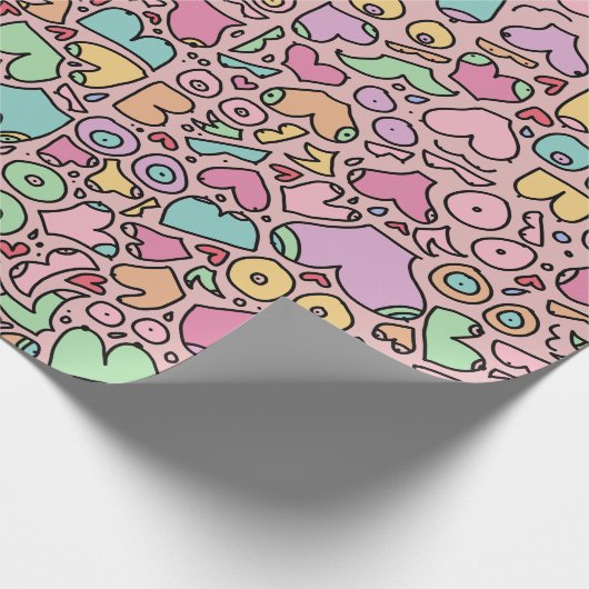 Schleifpapier Geschenkpapier (Ecke)