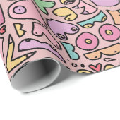 Schleifpapier Geschenkpapier (Rolleneckpunkt)