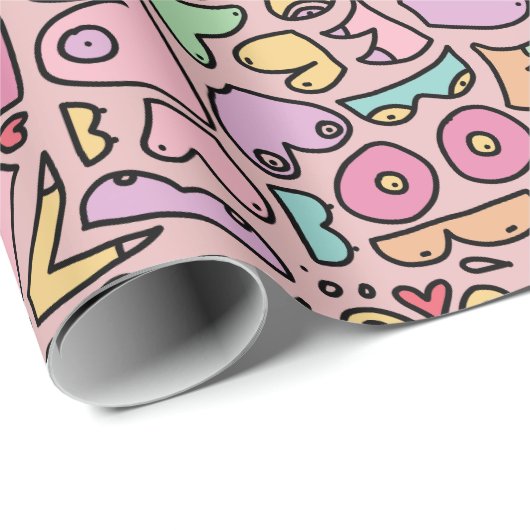 Schleifpapier Geschenkpapier (Rolleneckpunkt)