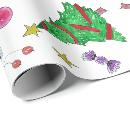 Schleifpapier Geschenkpapier (Rolleneckpunkt)