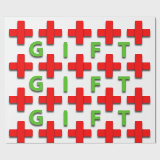 Schleifpapier Geschenkpapier (Flach)