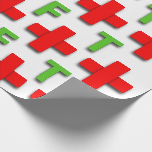 Schleifpapier Geschenkpapier (Ecke)