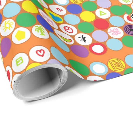 Schleifpapier Geschenkpapier (Rolleneckpunkt)