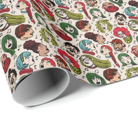 Schleifpapier Geschenkpapier (Rolleneckpunkt)